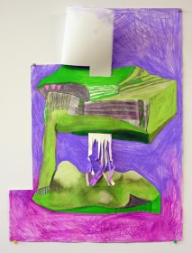 <em>Shredded Paper Purple</em>, 2009